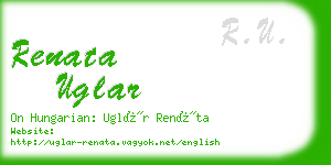 renata uglar business card